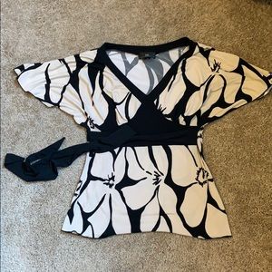 Floral Tie Waist Top